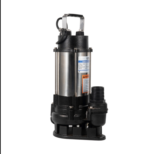 1.5HP Stainless Steel Sewage Submersible Pump Cutter Float
